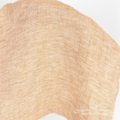 Light brown double-sided linen fabric washed 6 Linen fabric for clothes and home textile