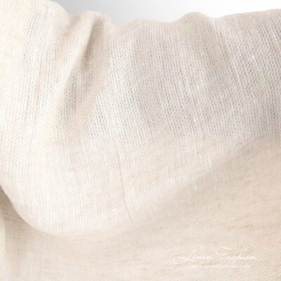 Linen fabric light sand twill weave washed 7 Linen fabric for clothes and home textile