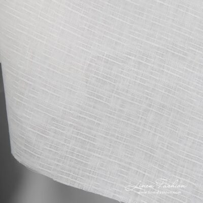 Off white dyed linen fabric.