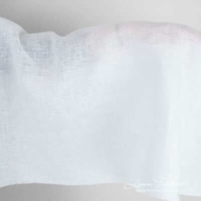 White linen fabric in stylized rhombus