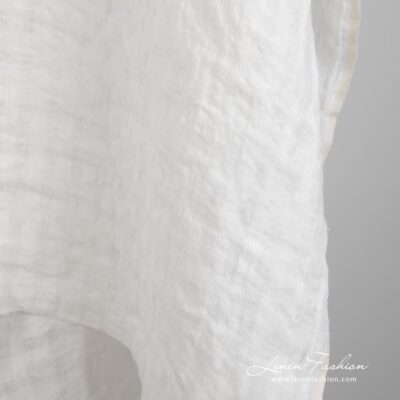 Off-white linen fabric, perfect for tablecloths, curtains