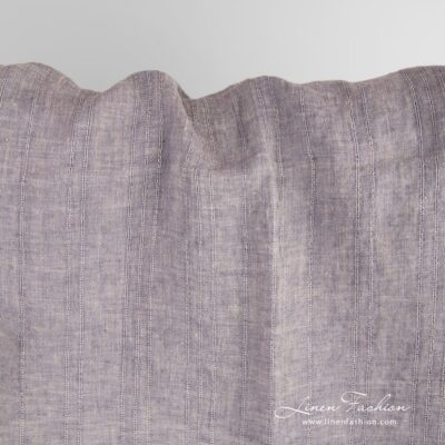 Linen fabric in brown and violet melange washed 7 Linen fabric in melange colors