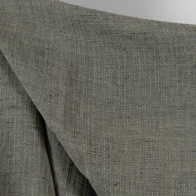 Grey linen cotton fabric