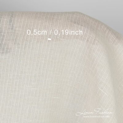 Transparent brownish linen cotton fabric 8 Transparent brownish linen cotton fabric, lightweight