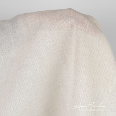 Transparent greyish white linen cotton fabric 6 Transparent greyish white cotton linen fabric