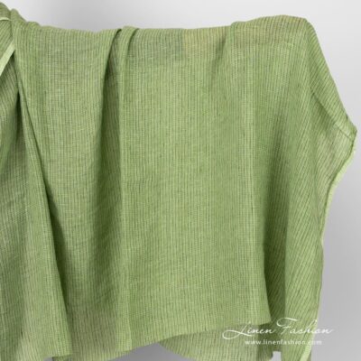 Lime green linen fabric washed 5 Lime green linen fabric