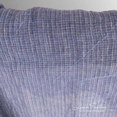 Transparent violet linen fabric washed multicolour 6 Transparent violet 100% linen fabric