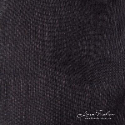 100% linen fabric in dark grape.