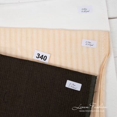 Linen fabrics cuts set No. 340.