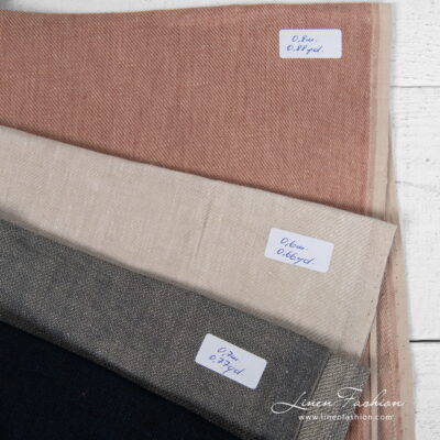 Set of linen fabric cuts, no 574.