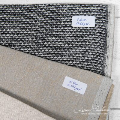 Set of linen fabric cuts, no 575.