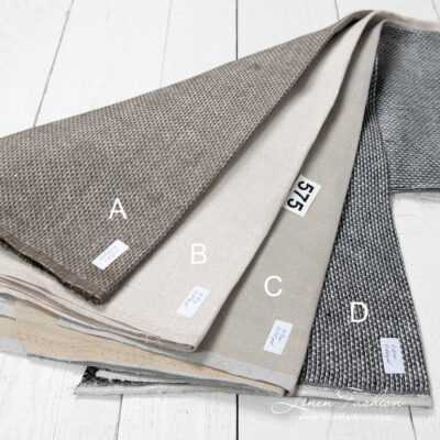 Set of linen fabric cuts, no 575.