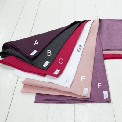 set of linen fabric cuts 672