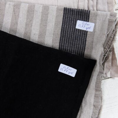 Linen Fabric Cuts, Set No. 727 8 Linen Fabric Cuts, Set No. 727