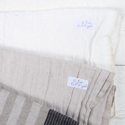 Linen Fabric Cuts, Set No. 727 9 Linen Fabric Cuts, Set No. 727