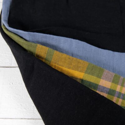 Linen Fabric Cuts, Set No. 748 7 Linen Fabric Cuts, Set No. 748