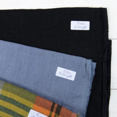 Linen Fabric Cuts, Set No. 748 9 Linen Fabric Cuts, Set No. 748