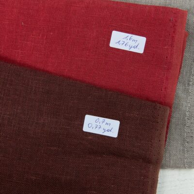 Linen Fabric Cuts, Set No. 754