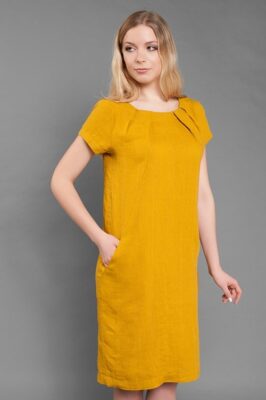 ALMA Dress yellow 6 ALMA Dress yellow
