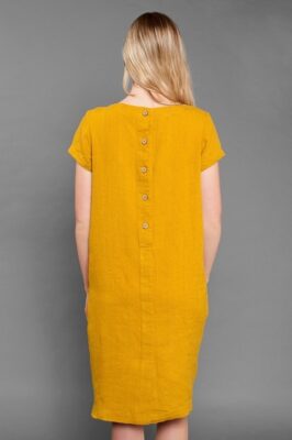 ALMA Dress yellow 8 ALMA Dress yellow