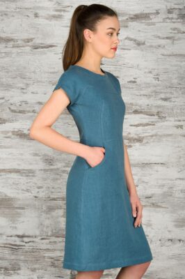MODENA Dress greenish blue 8 MODENA Dress greenish blue