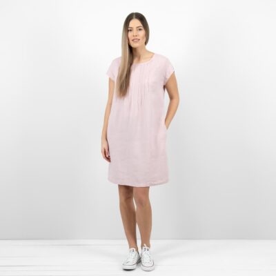 MIREN Dress rose 7 linen rose dress