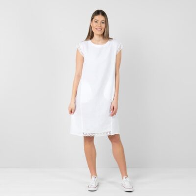 MILDA Dress white 7 White linen dress