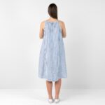 CARMEN Dress blue striped
