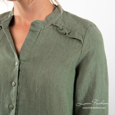 SIGA Dress green 9 SIGA 100% linen dress.