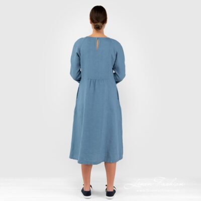Blue dress DELFINA.