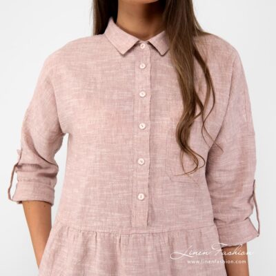 JUDIT Dress brownish 11 Judit dress in brownish colour.