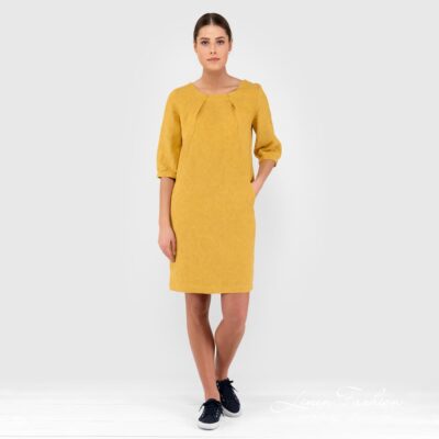 ALFA Dress yellow 6 Yellow dress, ALFA.