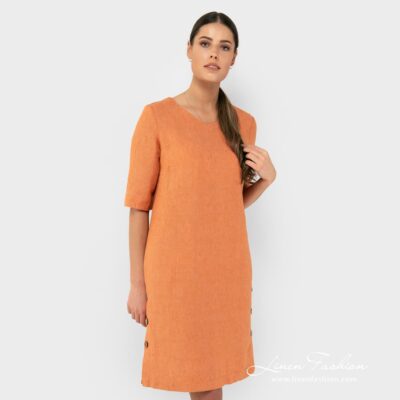 MALVINA Dress orange 8 MALVINA orange dress.