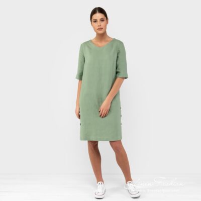 MALVINA Dress green 5 Green dress, MALVINA.