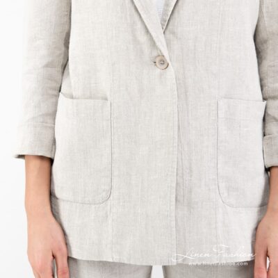 VERONA Jacket beige 9 Light grey coloured jacket, VERONA.
