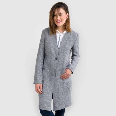 PRAHA Jacket black white