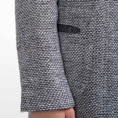 PRAHA Jacket black white