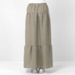 NELY Skirt grey green