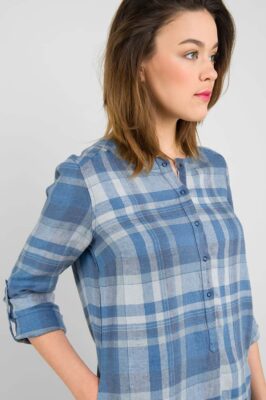 Linen Blue Tunic "Jenny" 9 Linen Blue Tunic "Jenny"