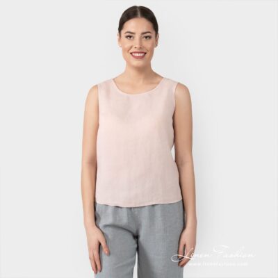 TATU Blouse pink 5 TATU rosy linen blouse