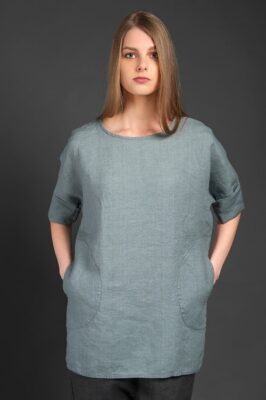 BERTA Blouse bluish