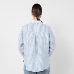 ODILE Shirt striped blue and white