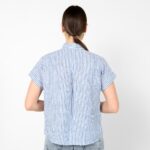 ORSI Shirt striped blue