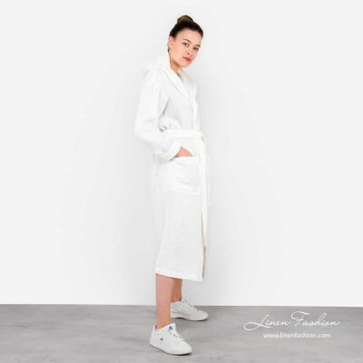 VERO Bathrobe white 7 VERO Bathrobe white