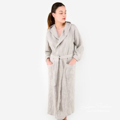 VERO Bathrobe light grey 6 VERO Bathrobe light grey