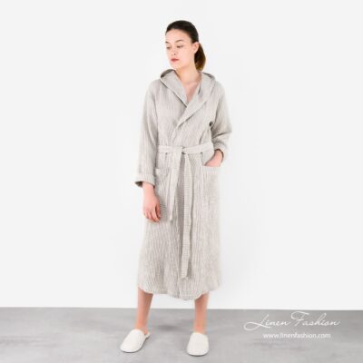 VERO Bathrobe light grey 7 VERO Bathrobe light grey