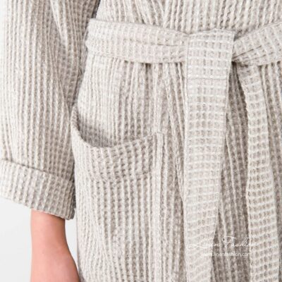 VERO Bathrobe light grey 8 VERO Bathrobe light grey