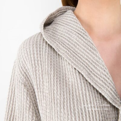 VERO Bathrobe light grey 9 VERO Bathrobe light grey