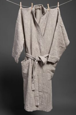 AGO Bathrobe grey 4 AGO Bathrobe grey