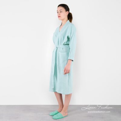MARY Bathrobe light green 10 Womens robe in light green color, MARY.